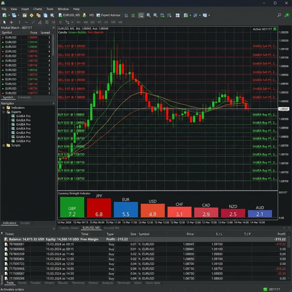 CurrencyEngine MT5 Trading Chart